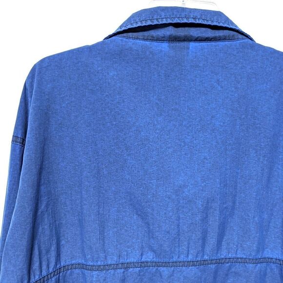 VINTAGE Club Sportswear Nylon Windbreaker XL - Picture 5 of 9